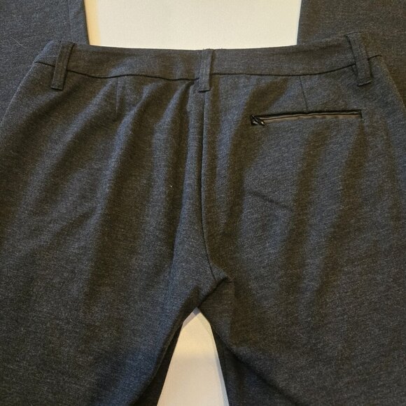 Saks Fifth Avenue Black Label Women Dark Gray Trousers Dress Pants Rayon Spandex - Picture 3 of 10